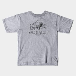 World of wildlife Kids T-Shirt